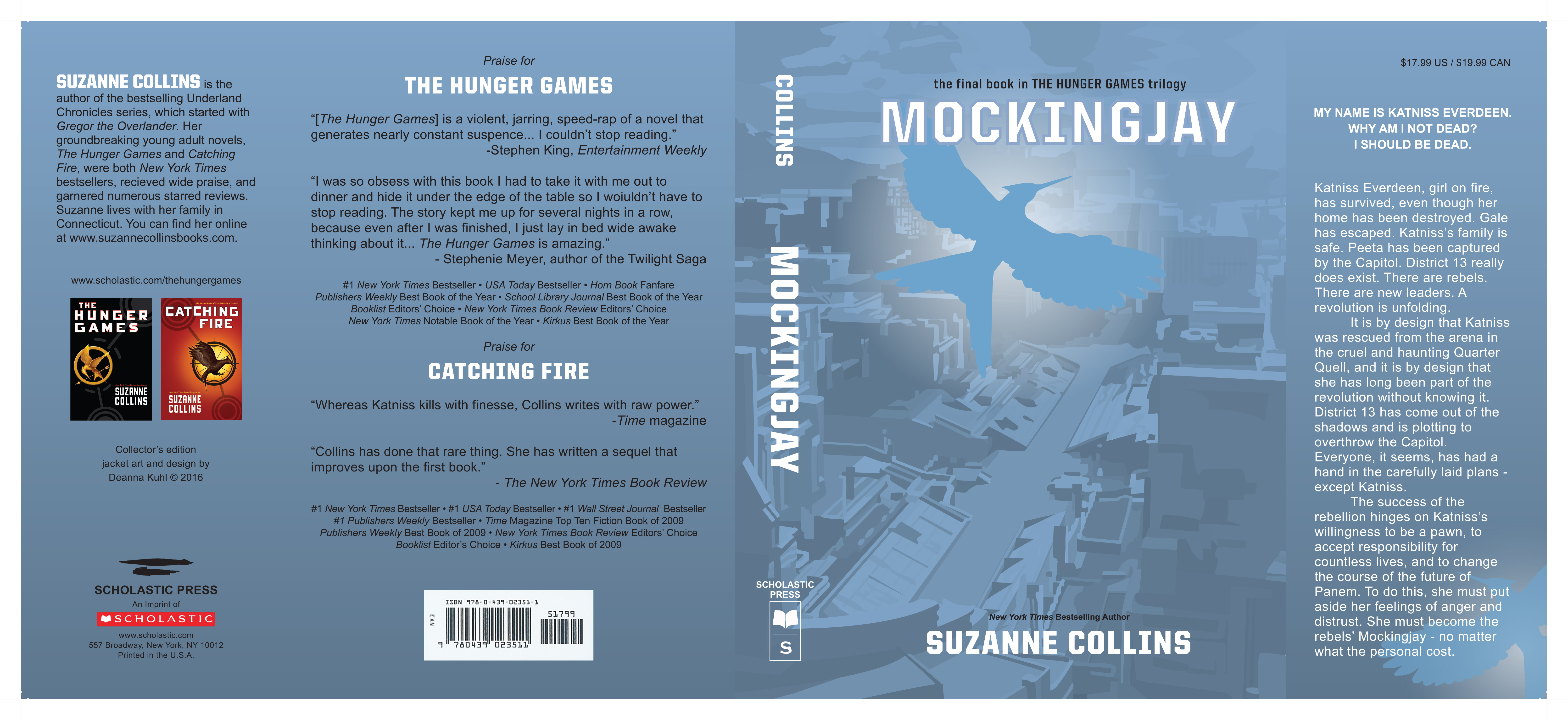 Mockingjay Book Cover Print Setup
