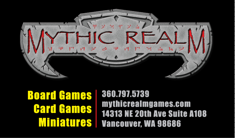 Mythic Realm Games Business Card
